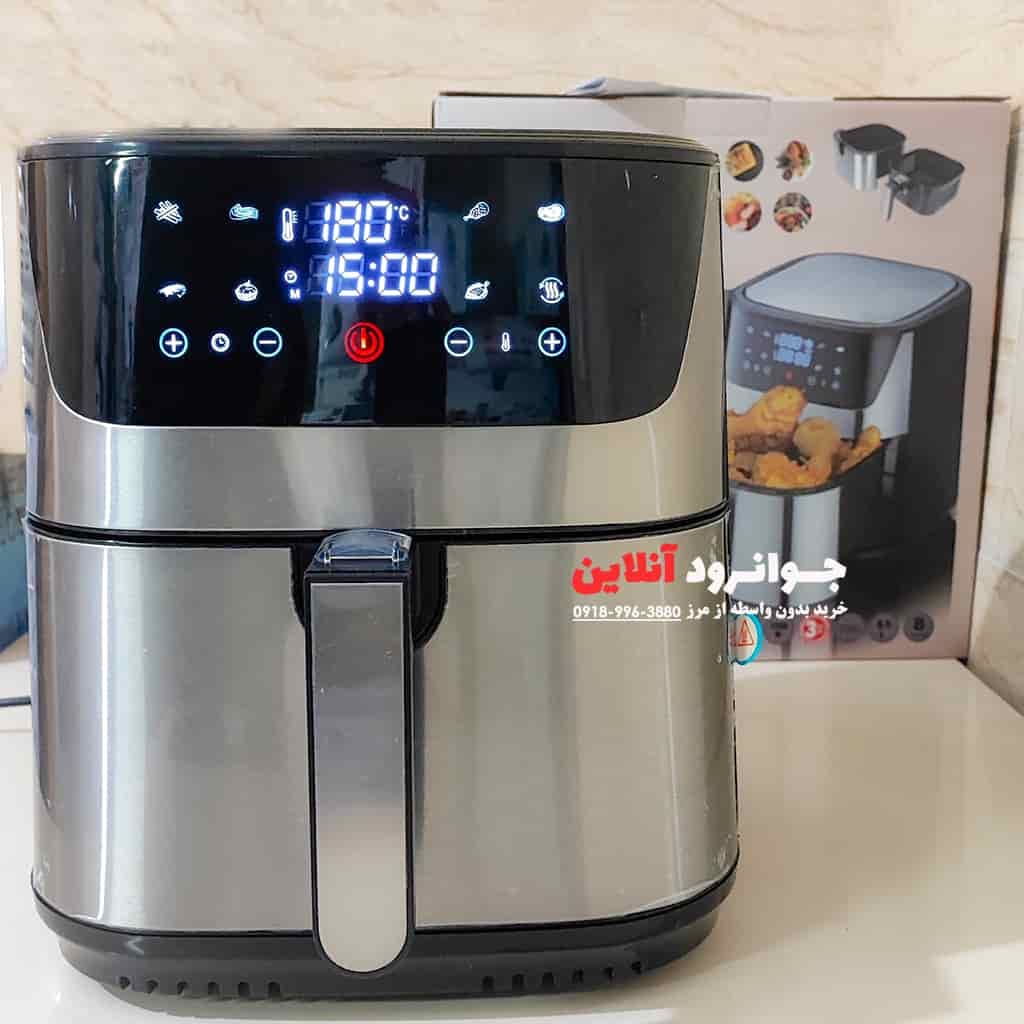 سرخ کن 10 لیتر سیلور کرست اورجینال مدل SC-AF801 Silver Crest — تصویر ۳