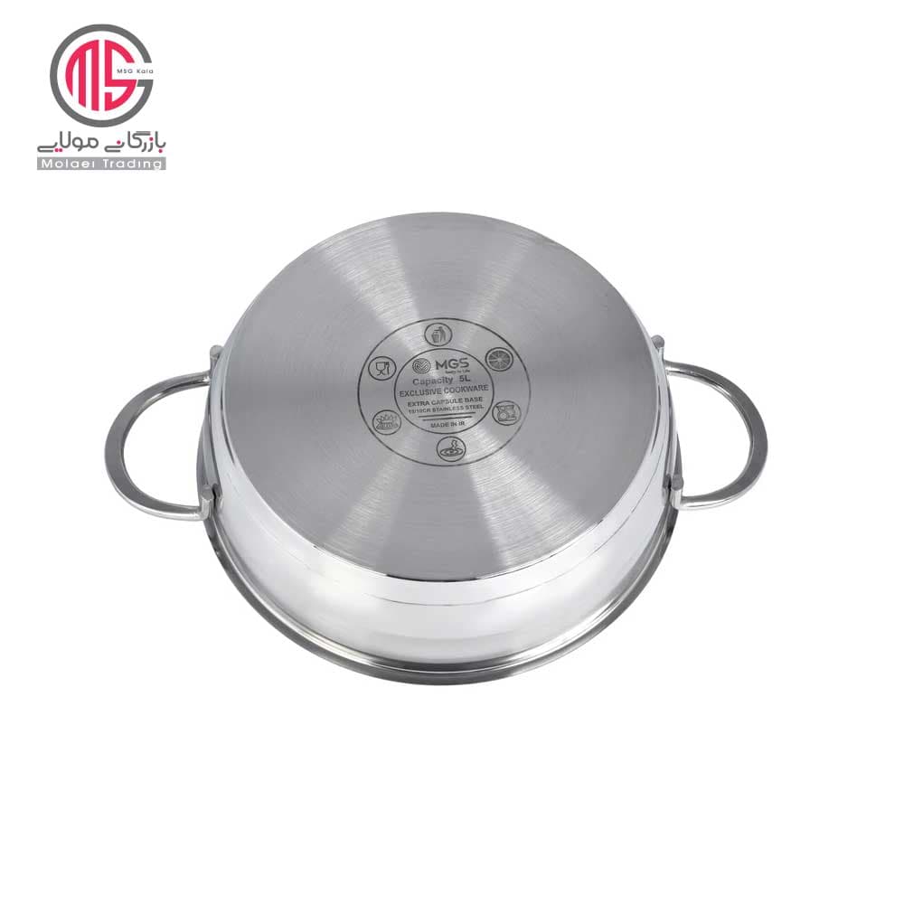 تابه استیل سایز 24 ام جی اس MGS مدل PS4115 — تصویر ۲