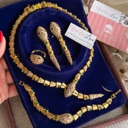 سرویس بولگاری ماری وارداتی مستر کاملا رنگ ثابت روکش طلا 18 عیار — تصویر ۵