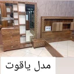 سرویس تخت خواب دونفره همراه با لوازم — تصویر ۶