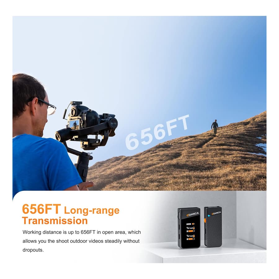 میکروفون بی سیم کامیکا Comica Vimo C1 Wireless Microphone — تصویر ۸