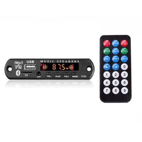 پخش کننده MP3 PLAYER پنلی بلوتوثی 12V اکولایزردار مدل V20 — تصویر ۷