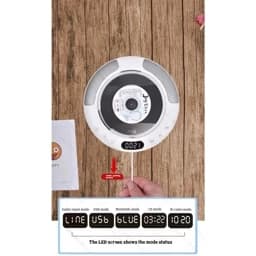 پخش کننده سی دی بلوتوثی رادیو FM صدایHiFiمدلKC-607 — تصویر ۴