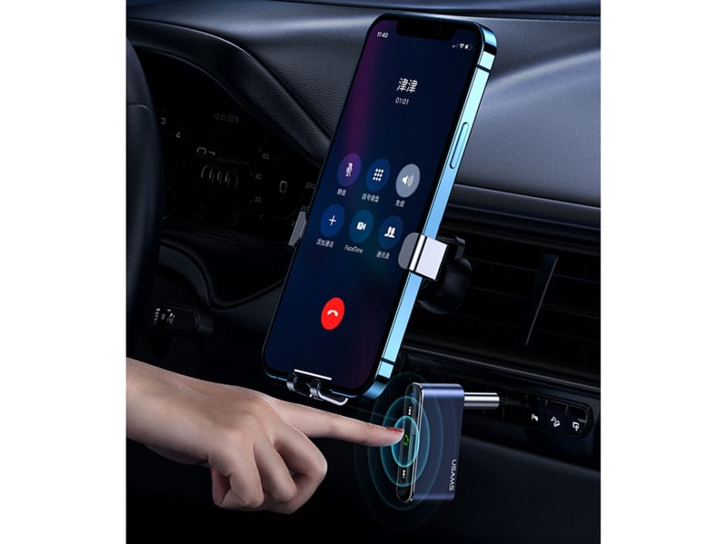 گیرنده خودرو بلوتوث یوسمز USAMS 3.5 DC Mini Car Wireless Audio Receiver US-SJ519 — تصویر ۸