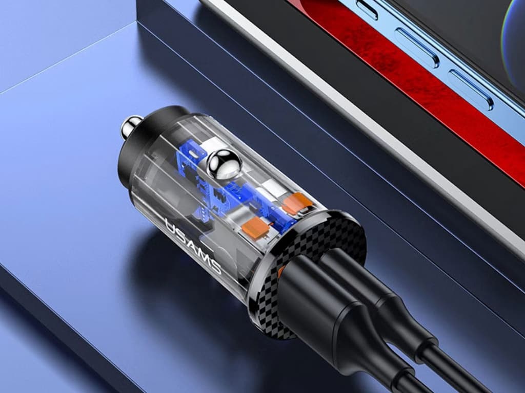 شارژر فندکی فست شارژ یوسمز Usams C25 42.5W Car Charger US-CC127 — تصویر ۶