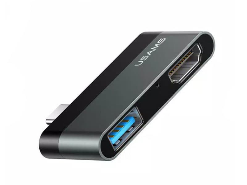 هاب 2 پورت تایپ سی یوسمز Usams US-SJ462 Type-C mini HUB — تصویر ۷
