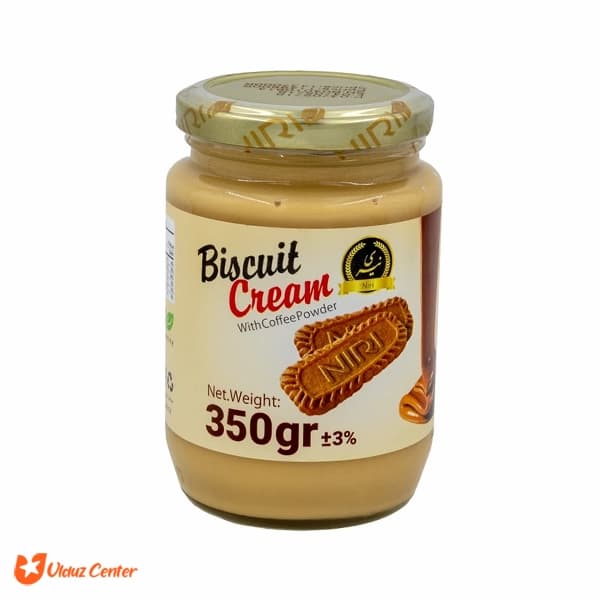 کرم بیسکوئیت با پودر قهوه نیری 350 گرم