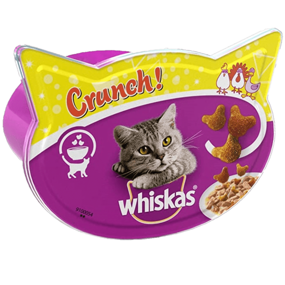 تشویقی گربه ویسکاس مدل Crunch با طعم مرغ و بوقلمون و اردک