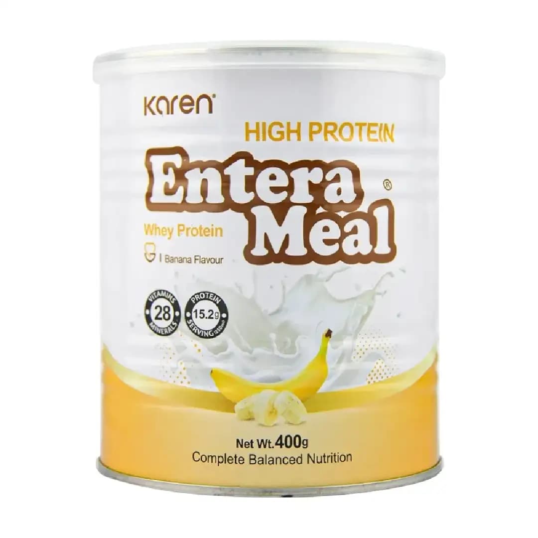پودر انترامیل پر پروتئین کارن 400 گرم با طعم موزی/Karen High Protein Entrameal 400 gr