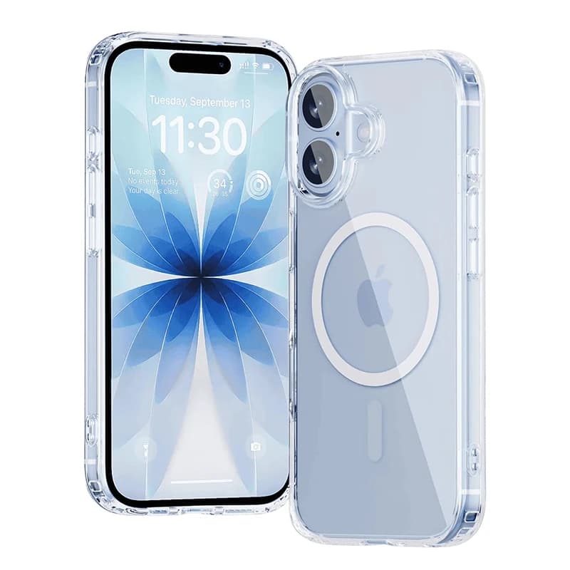 قاب گوشی آیفون 17 (کاور مگ سیف شفاف مدل Clear Case Magnetic)