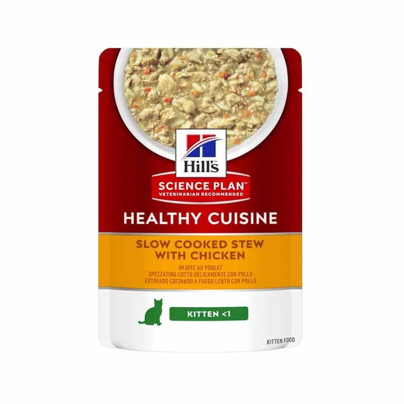 پوچ بچه گربه هیلز مدل Healthy Cuisine وزن 85 گرم