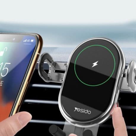 پایه نگهدارنده و شارژر وایرلس موبایل یسیدو YESIDO C102 — تصویر ۵