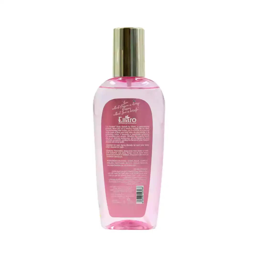 بادی اسپلش زنانه الارو مدل پشن حجم 250 میلی لیتر/Ellaro La Passion Body Splash 250 ml — تصویر ۲