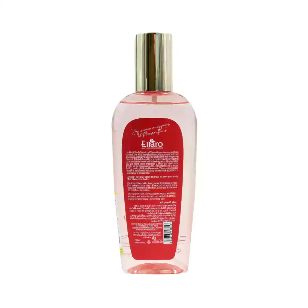 بادی اسپلش زنانه الارو مدل پلژر حجم 250 میلی لیتر/Ellaro La Plaisir Body Splash 250 ml — تصویر ۲