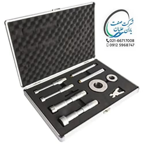 میکرومتر داخل سه فک دیجیتال سری 3 عددی 0/001 سایز 12-6