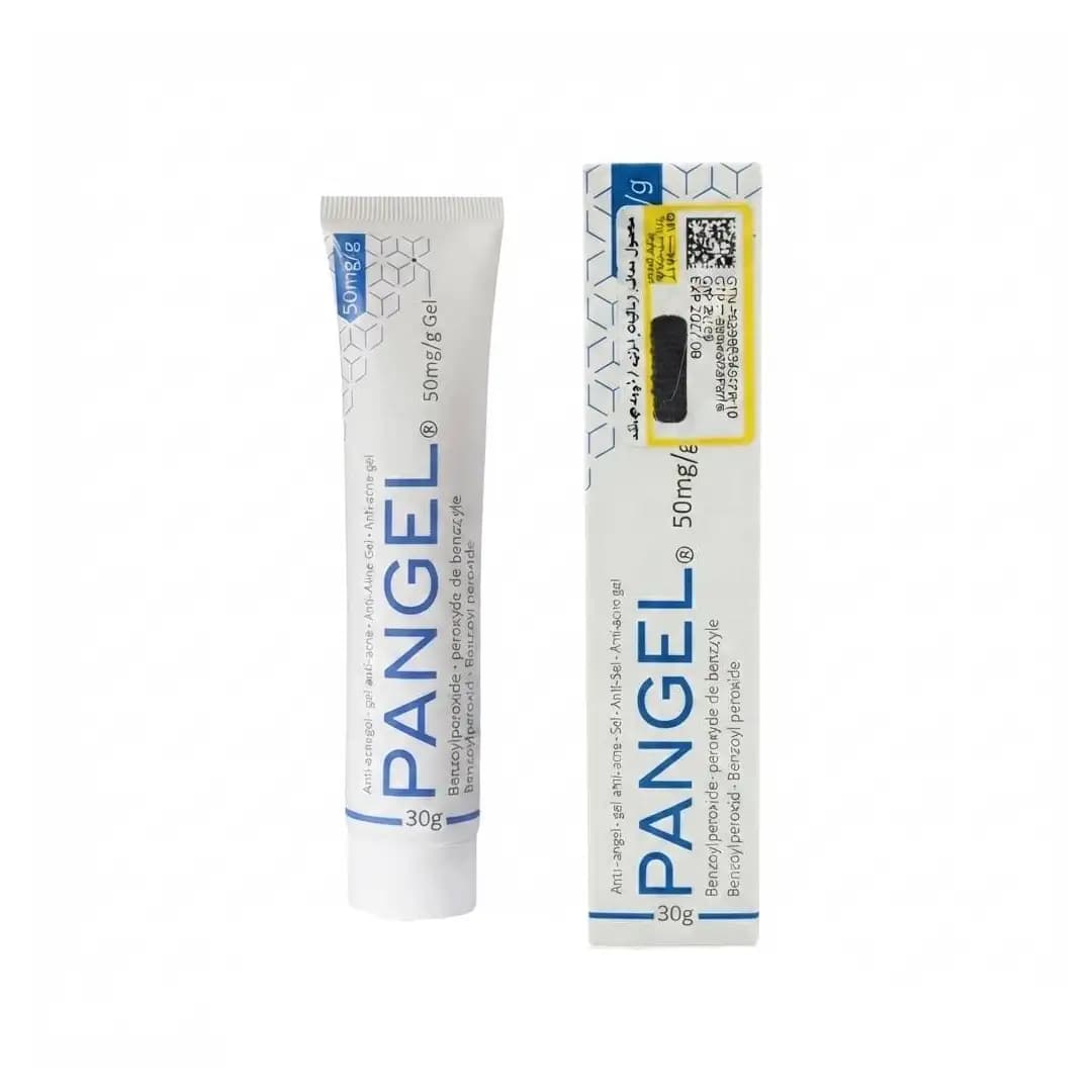 ژل ضد جوش بنزوئیل پروکساید 5% پانژل 30 گرم/BENZOYL PEROXIDE 5% 30g PANGEL GEL
