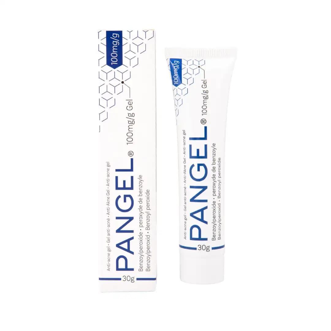 ژل ضد جوش بنزوئیل پروکساید 10% پانژل 30 گرم/BENZOYL PEROXIDE 10% 30g PANGEL GEL — تصویر ۲