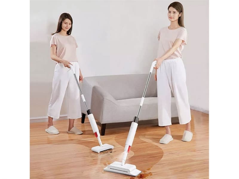 جارو دستی و تی شیائومی Xiaomi Deerma 2-In-1 Sweeper Mop DEM-TB900 با دسته 1.2 متری — تصویر ۶
