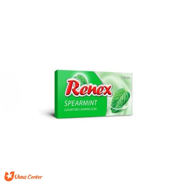 آدامس بدون شکر Renex با طعم نعناع تند 7 عددی