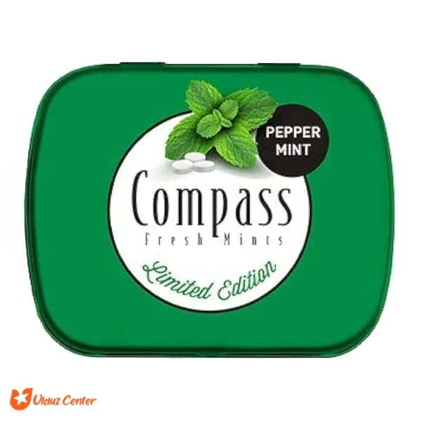 خوشبو کننده دهان Compass بدون شکر با طعم نعناع 14 گرم