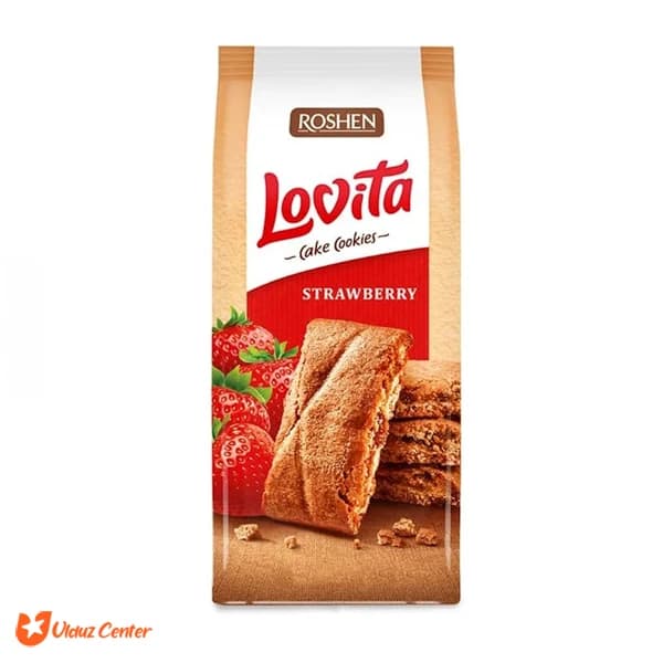 کوکی کیک لاویتا روشن با طعم توت فرنگی 168 گرم
