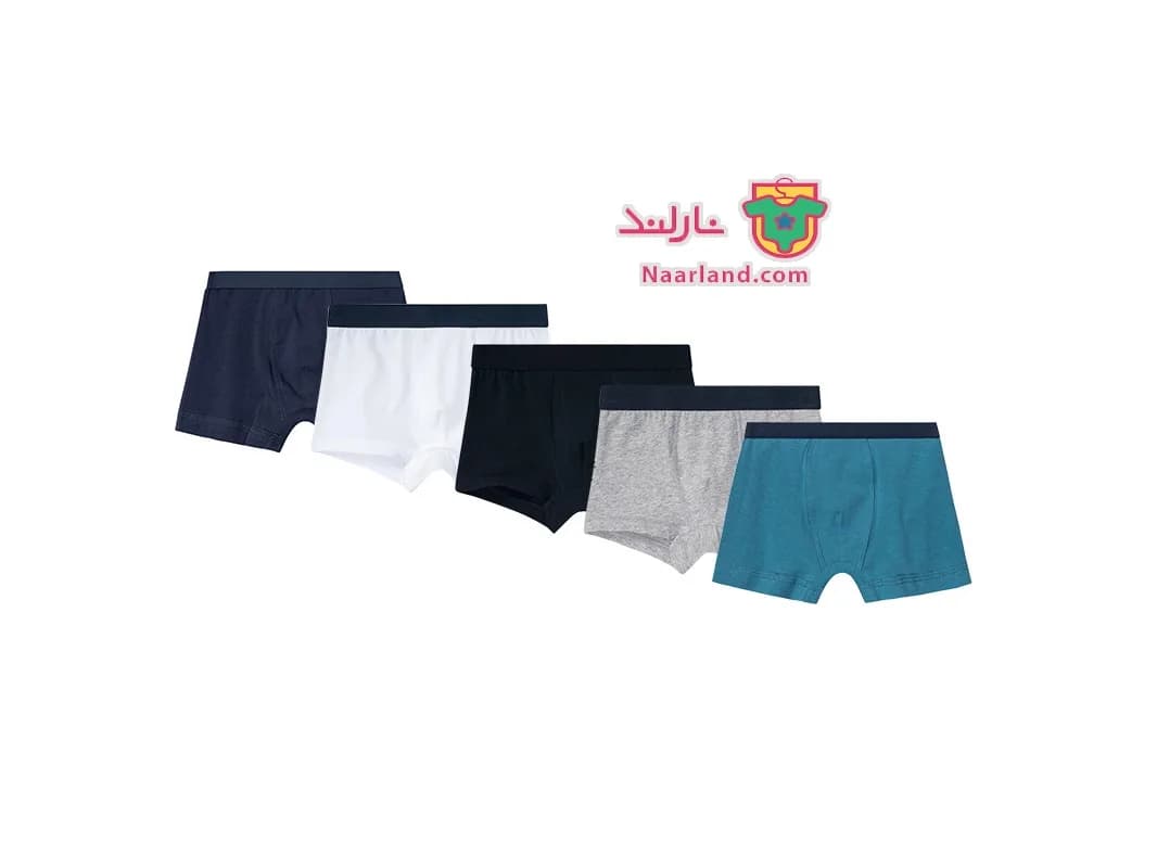 شورت باکسر نخی پسرانه لیدل آلمان رنگبندی