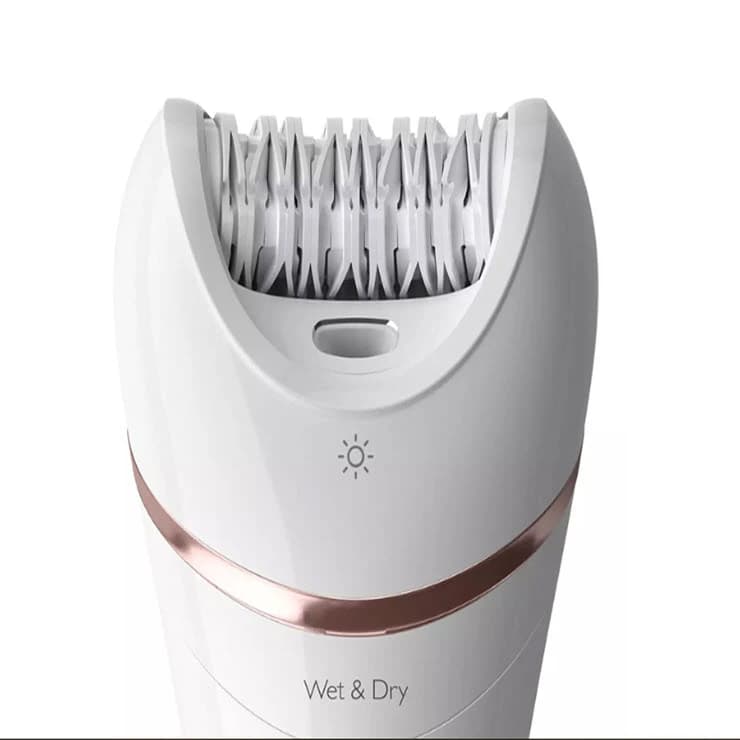 اپیلاتور فیلیپس مدل Philips BRE720 بیسیم | Wet & Dry با ۳۲ موچین سرامیکی — تصویر ۳