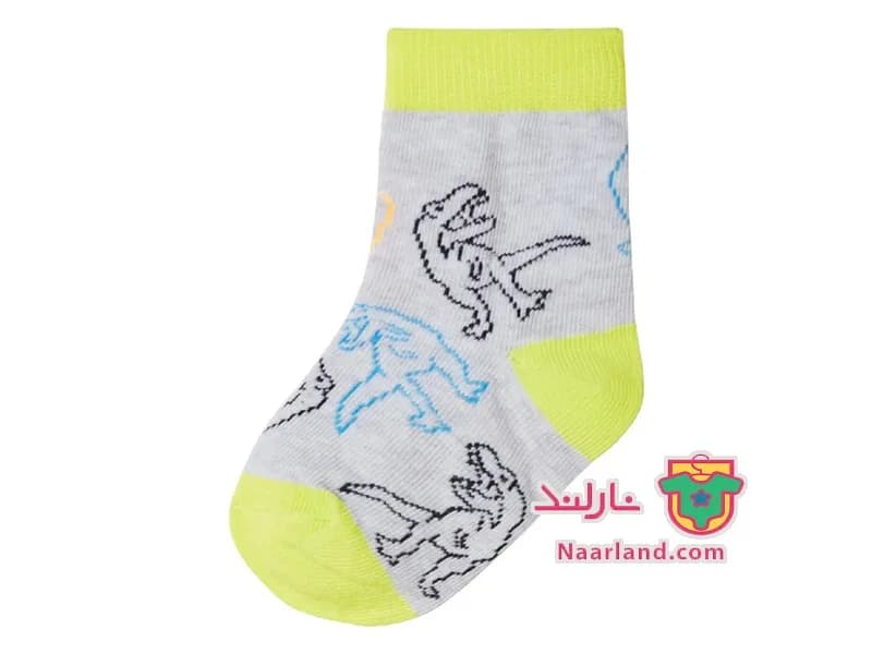 مجموعه ۷ عددی جوراب نخی پسرانه لوپیلو طرح دایناسور — تصویر ۶