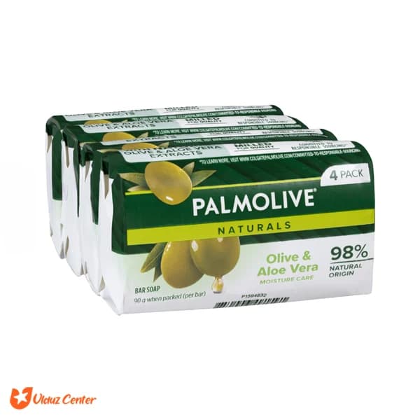 صابون پالمولیو مدل Aloe Extracts بسته 4 عددی