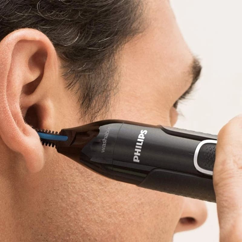 ## موزن گوش و بینی فیلیپس NT5650 اصل | ضد آب، چندکاره و خط زن — تصویر ۵