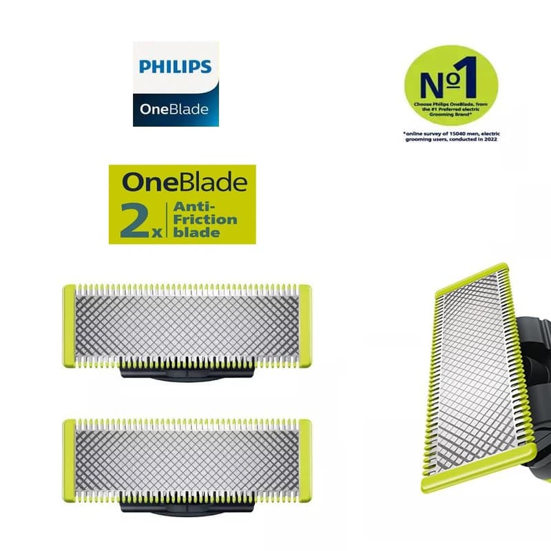 سری یدک فیلیپس وان بلید QP220/51 بسته ۲ عددی | تیغه اورجینال OneBlade — تصویر ۳
