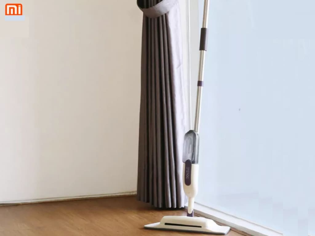 جارو دستی و تی اسپری دار شیائومی Xiaomi Zolele 1012 Water Spray Mop Handheld Sweeper — تصویر ۷