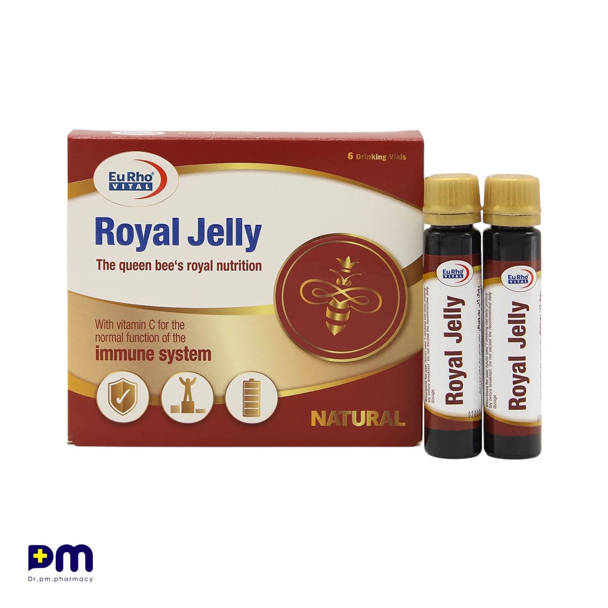 ویال خوراکی رویال ژلی شات یوروویتال ۶ عددی