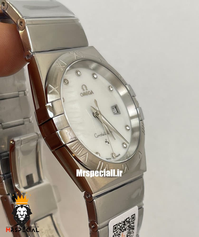 ساعت امگا مردانه کانسلیشن کوارتز استیل کیفیت مستر OMEGA constllation 020387 — تصویر ۲