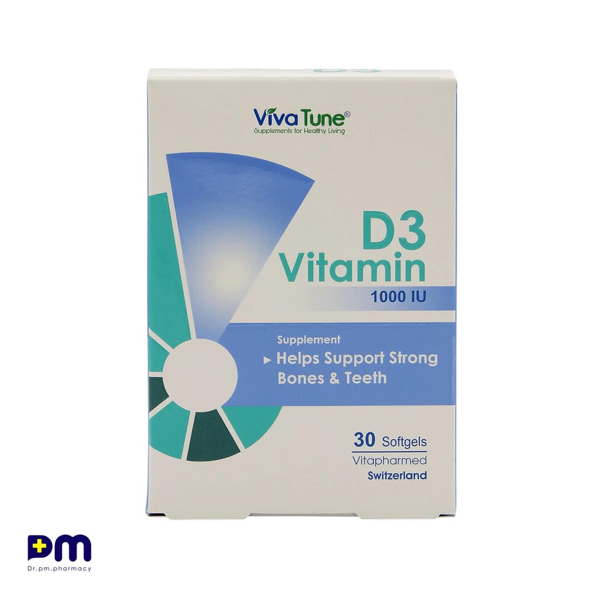 کپسول نرم ژلاتینی ویتامین D3 1000 واحد ویواتیون ۳۰ عددی