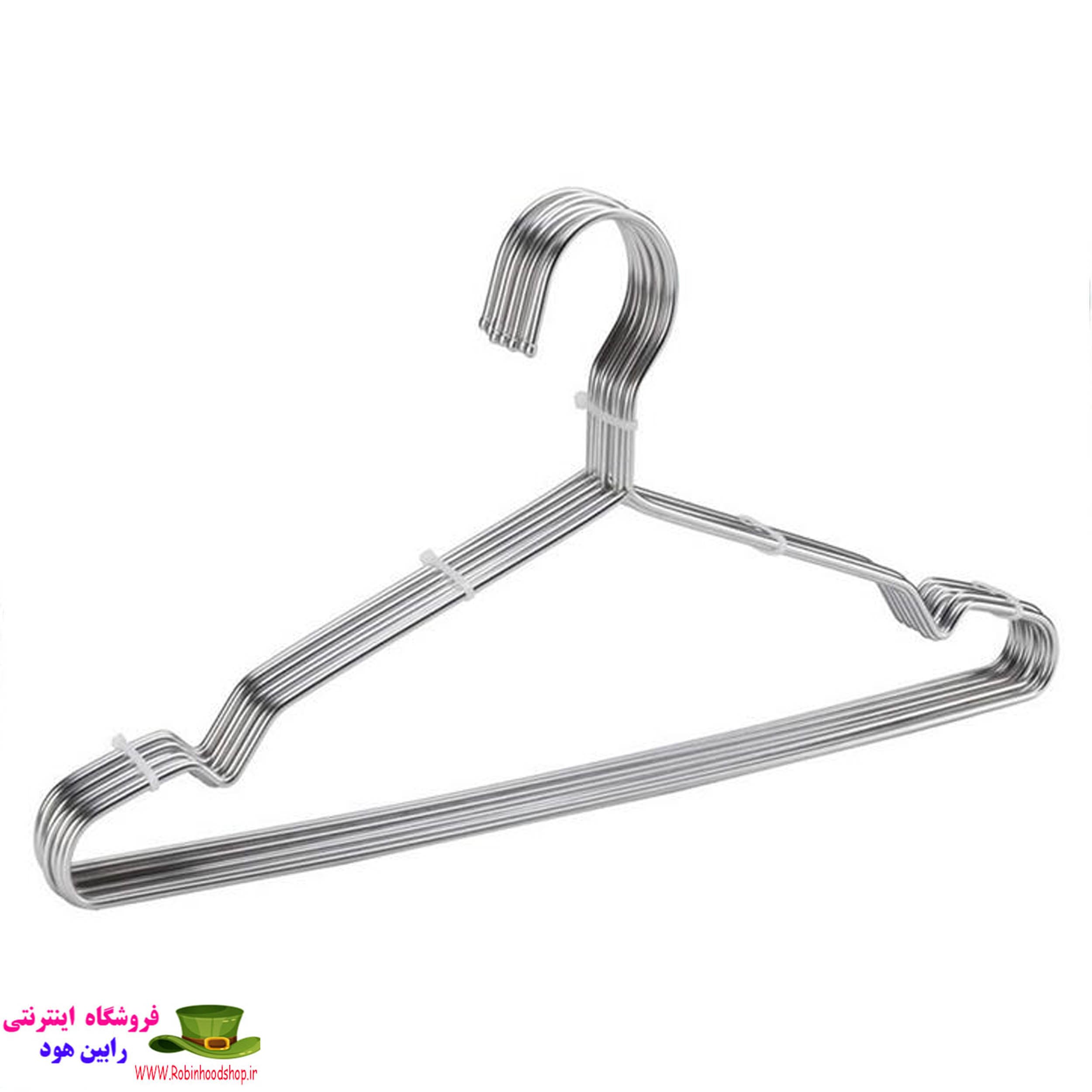 چوب لباس فلزی آرام اطلس