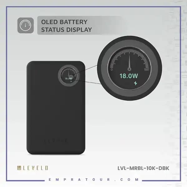 پاوربانک وایرلس 10000 لولو LVLMRBL10KORG — تصویر ۴