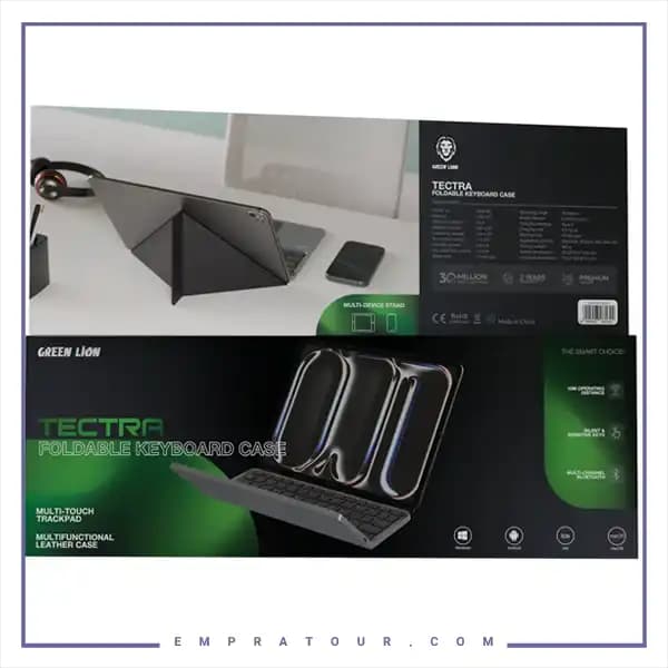 کیبورد تاشو قابل حمل گرین لاین GNTEKEYBDGY — تصویر ۳