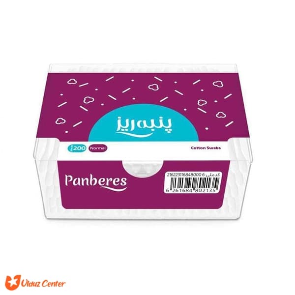 گوش پاک کن مکعبی پنبه ریز 200 عددی