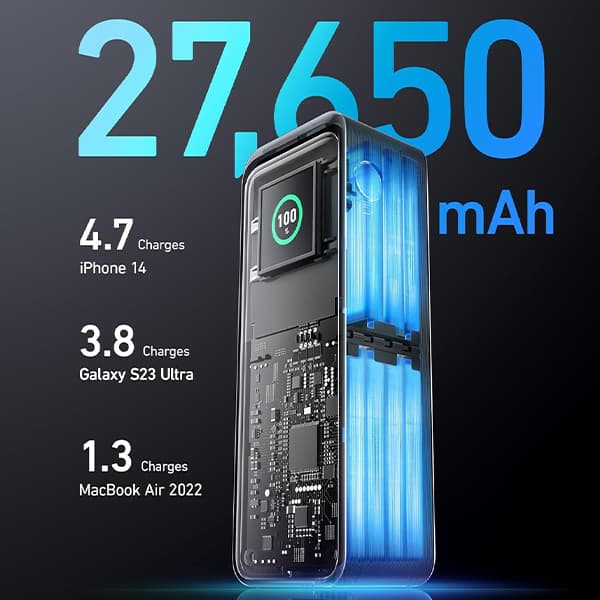 پاوربانک انکر به همراه پایه شارژ مدل B1340 — تصویر ۴