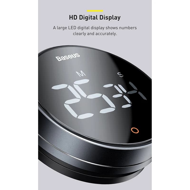 تایمر زنگ دار بیسوس Baseus Heyo Rotation Countdown Timer Pro YGH-5237 FMDS000013 — تصویر ۱۲
