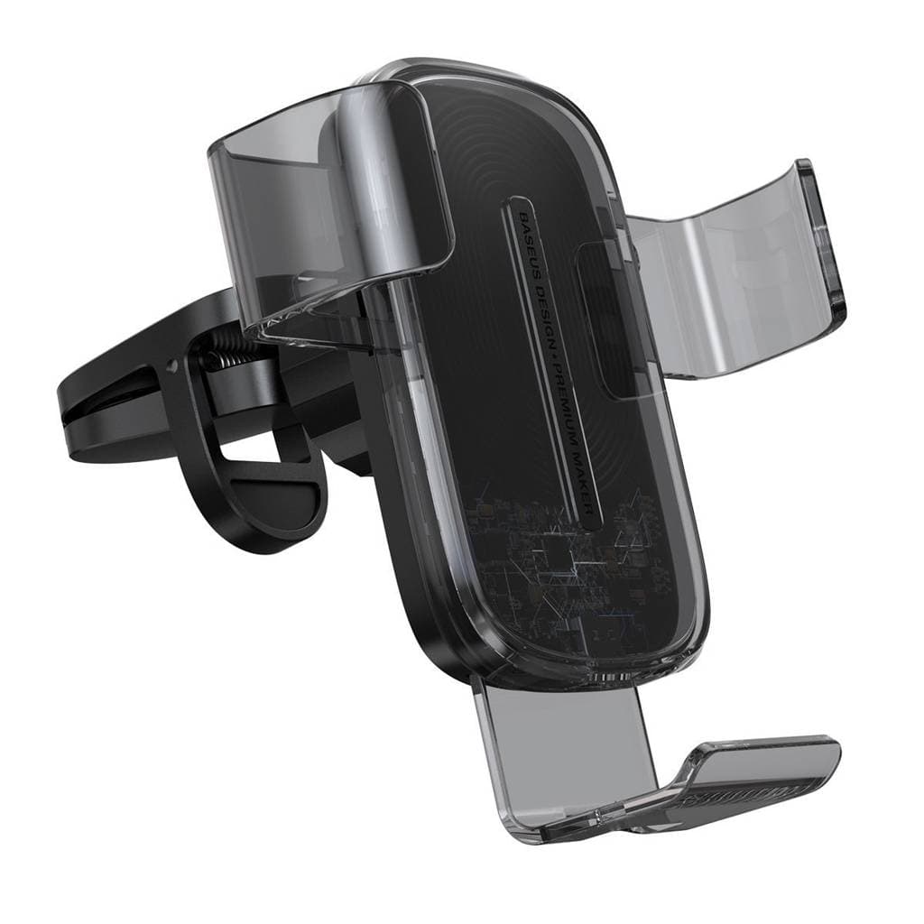 هولدر و شارژر وایرلس دریچه کولری بیسوس Baseus Explor Gravity WXYL-K توان 15 وات — تصویر ۵