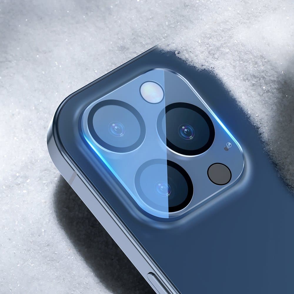 پک 2تایی محافظ لنز دوربین شیشه ای آیفون بیسوس مدل Baseus Camera Lens iPhone 12 Pro SGAPIPH61P-AJT02 — تصویر ۷