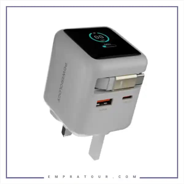 آداپتور شارژ 70 وات هوشمند پاورولوژی PWCUQC051 — تصویر ۲