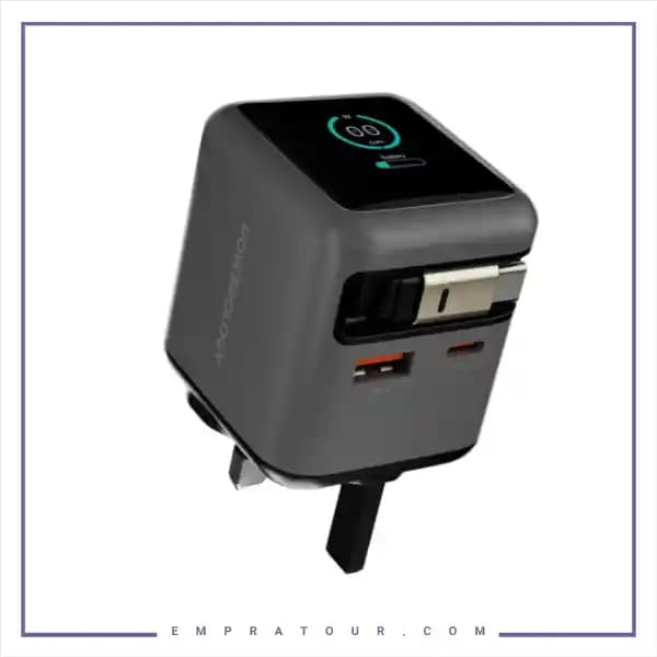 آداپتور شارژ 70 وات هوشمند پاورولوژی PWCUQC051
