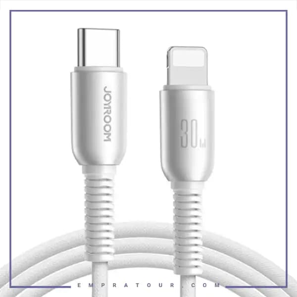 کابل شارژ تایپ سی به لایتنینگ 1.2 متر جویروم S-A51