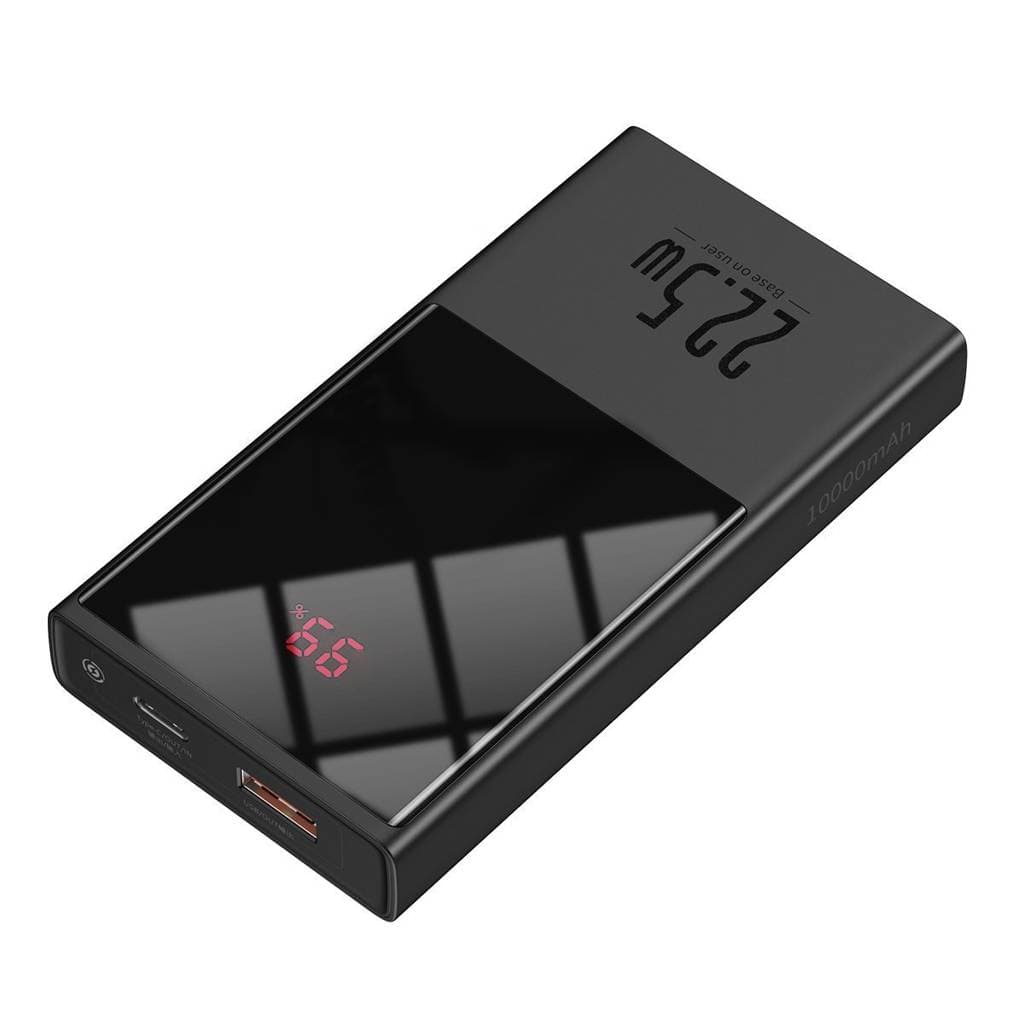 پاوربانک 10000 فست شارژ بیسوس Baseus PPMN-A Super Mini Digital Display Power Bank توان 22.5 وات — تصویر ۳