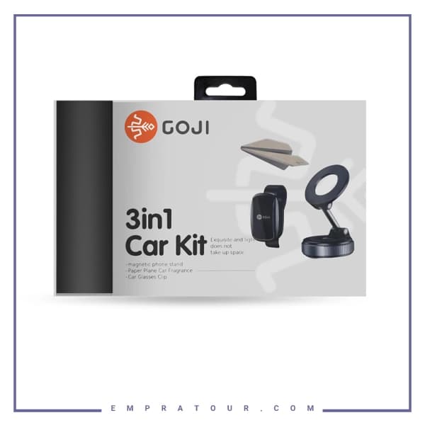 کیت هولدر و گیره عینک و خوشبو گننده گوجی car kit — تصویر ۲