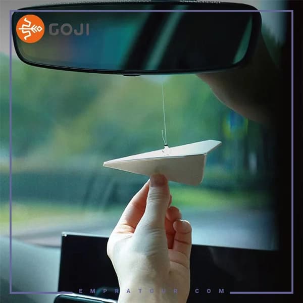 کیت هولدر و گیره عینک و خوشبو گننده گوجی car kit — تصویر ۳