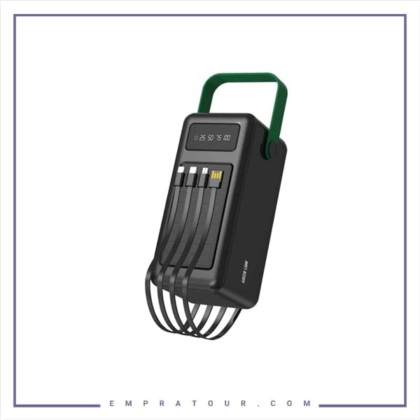 پاوربانک خورشیدی 80000 گرین لاین GNSLRPB80KBK